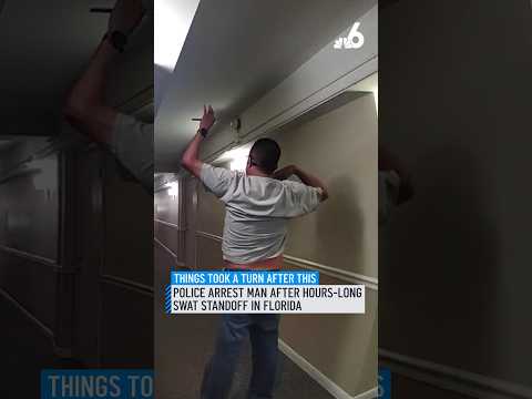 Police arrest man after hours-long SWAT standoff in Florida — YouTube video thumbnail