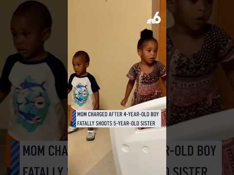 4-year-old boy shoots, kills 5-year-old sister, their mom now facing charges — YouTube video thumbnail