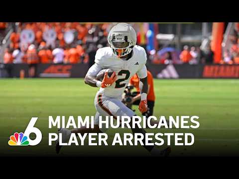 University of Miami football’s Jordan Lyle arrested on fleeing and eluding charges — YouTube video thumbnail