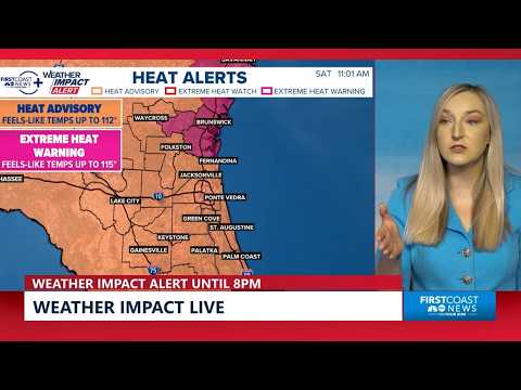 Weather Impact Live: Dangerously hot this weekend with feels-like temps around 110 degrees — YouTube video thumbnail