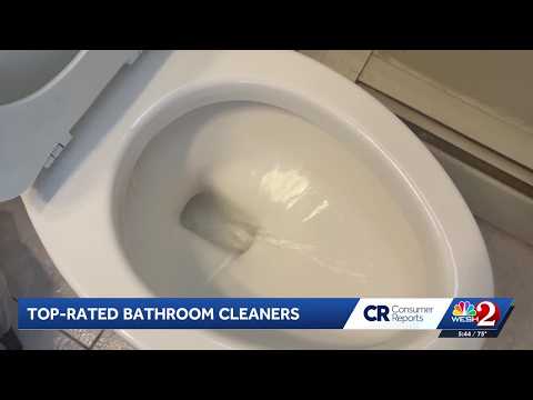 Top tested products for a sparkling clean bathroom | Consumer Reports — YouTube video thumbnail