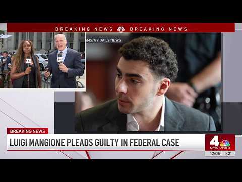 Luigi Mangione pleads guilty in federal case. What comes next? | NBC New York — YouTube video thumbnail