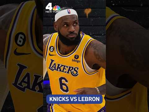 Could this be the start of LeBron’s villain arc? 👀| NBC New York — YouTube video thumbnail