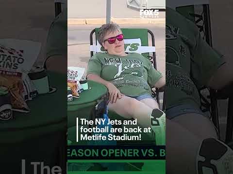 The NY Jets are taking on Tampa Bay tonight in their preseason opener and the fans are here for it! — YouTube video thumbnail