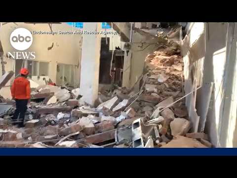 Deadly magnitude 7.7 earthquake strikes Indonesia — YouTube video thumbnail