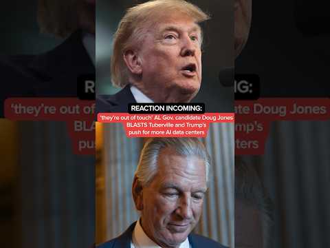 AL Gov. candidate Doug Jones BLASTS Tuberville and Trump’s push for more AI data centers — YouTube video thumbnail
