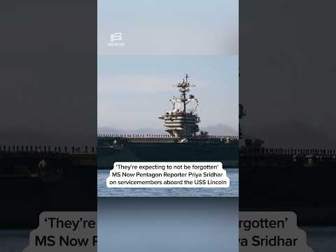 Pentagon Reporter Priya Sridhar on service members aboard the USS Lincoln — YouTube video thumbnail