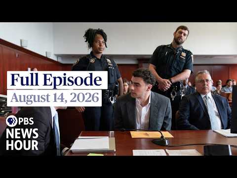 PBS News Hour full episode, August 14, 2026 — YouTube video thumbnail