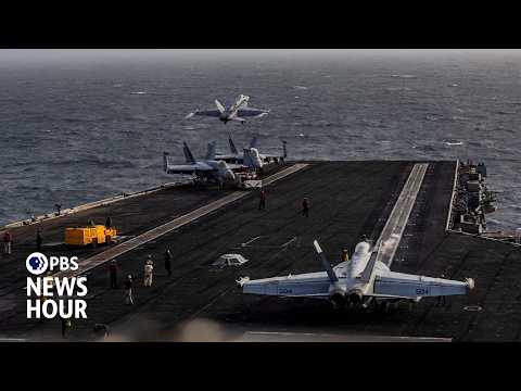 Trump dismisses concerns over conditions on long-deployed USS Abraham Lincoln — YouTube video thumbnail