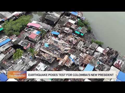 Colombia Quake Tests New President Days Into Term — YouTube video thumbnail